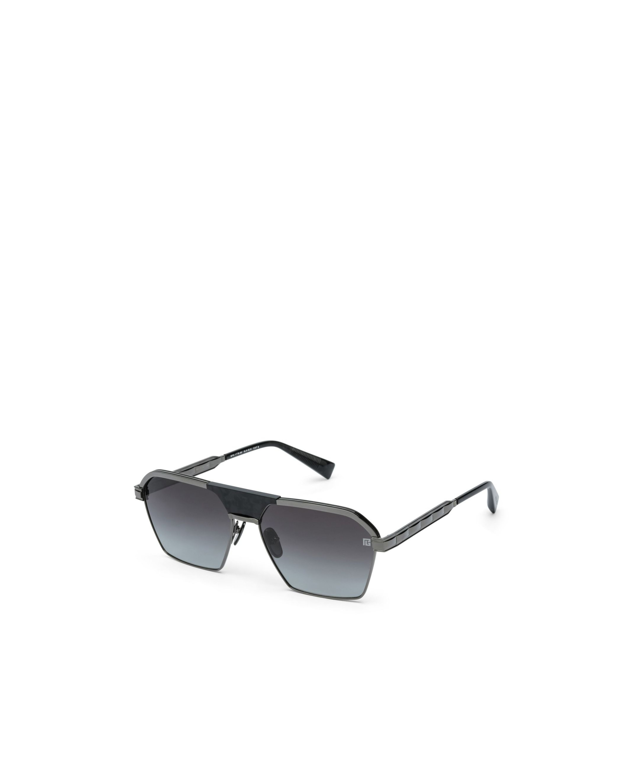 Balmain Sergeant Sunglasses In Gray