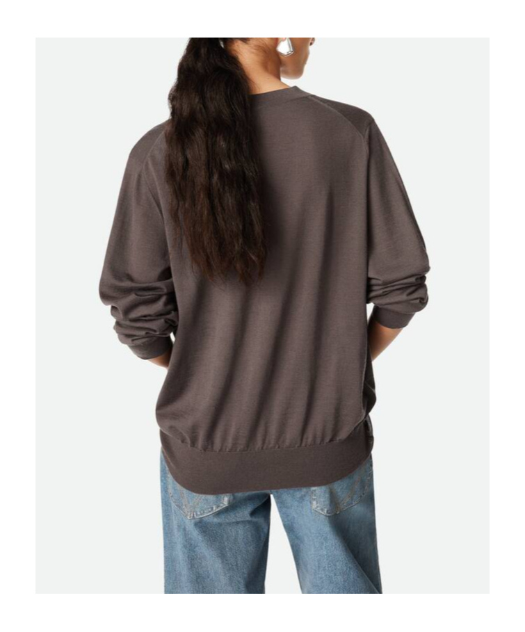 Bottega Veneta V-neck Long-sleeved Sweater In Black