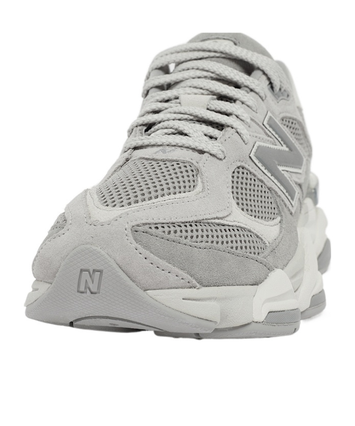 New Balance Mens Slate Grey White Grey 9060 Suede And Mesh Low-top Trainers In Pink