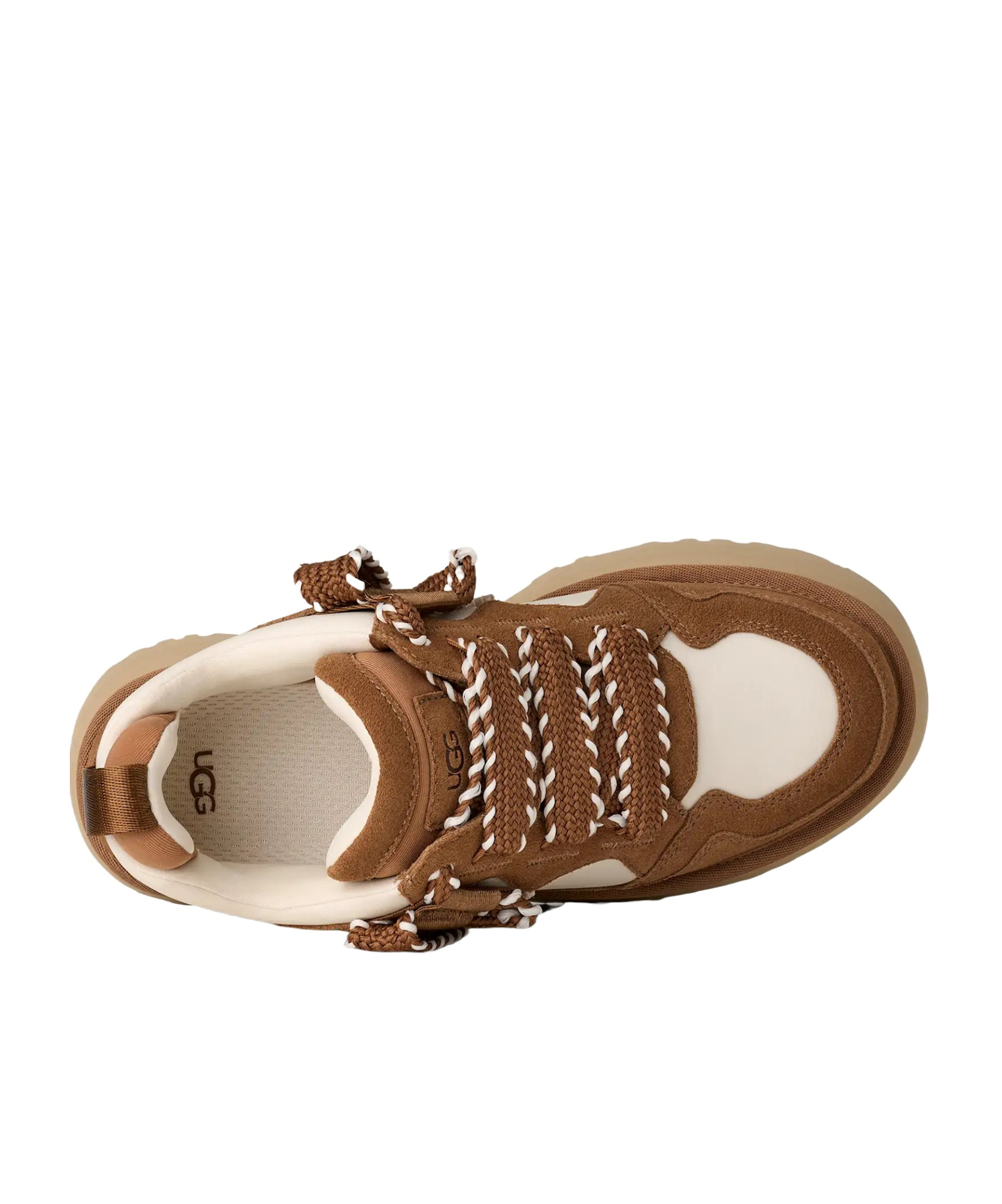 Ugg Astromel Platform Lace-up Sneakers In Brown