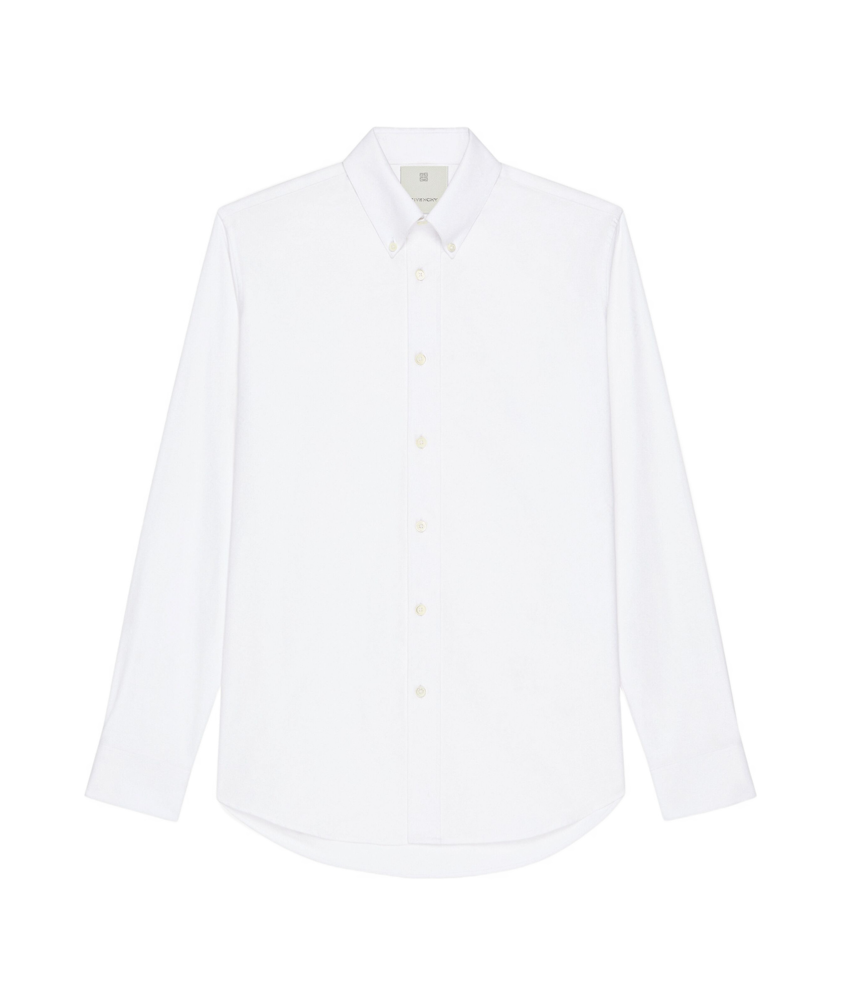 Givenchy Shirt In Monogram 72 Jacquard In White