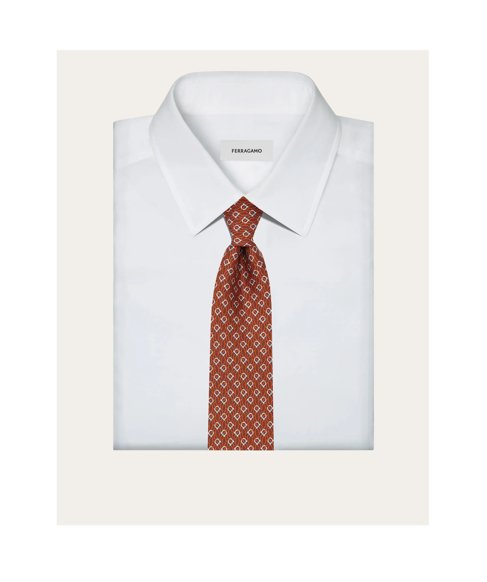 FERRAGAMO FERRAGAMO TETRIS PRINT TIE