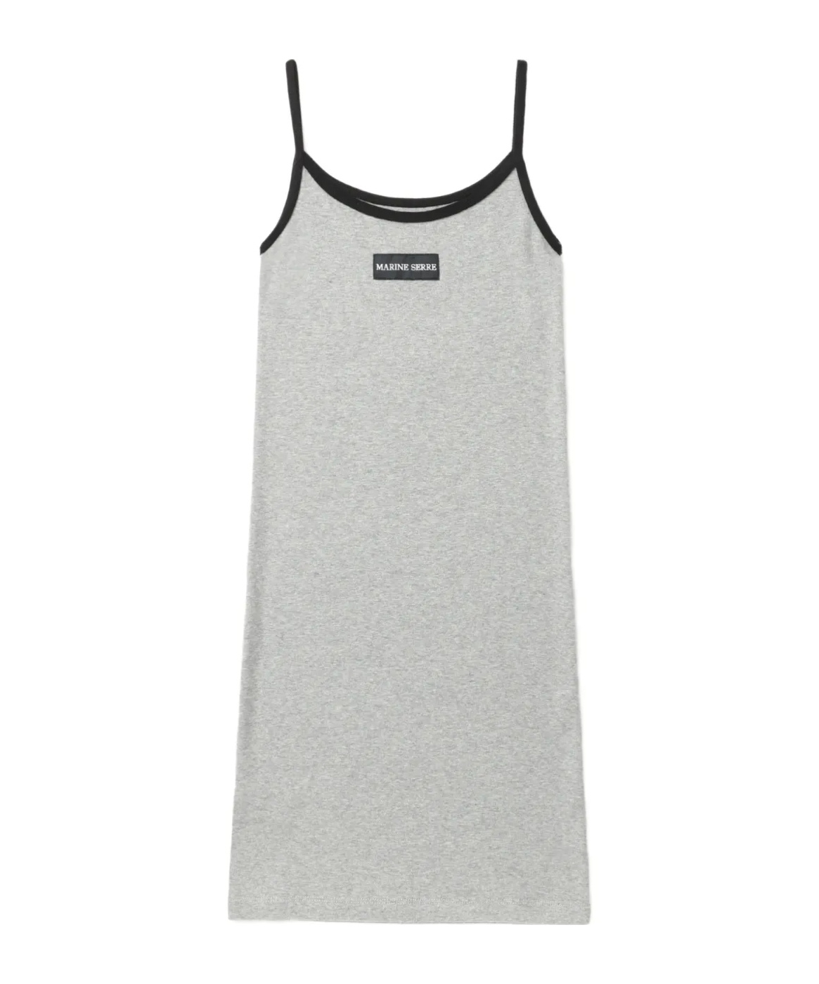 Marine Serre Cotton Dress In Ash Grey