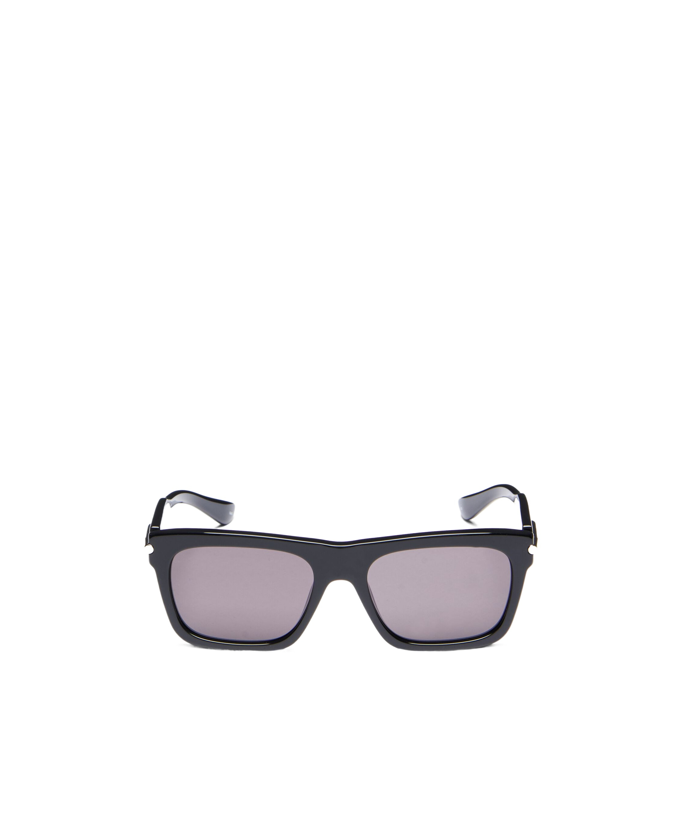 Alexander Mcqueen Rectangular Frame Sunglasses In Black