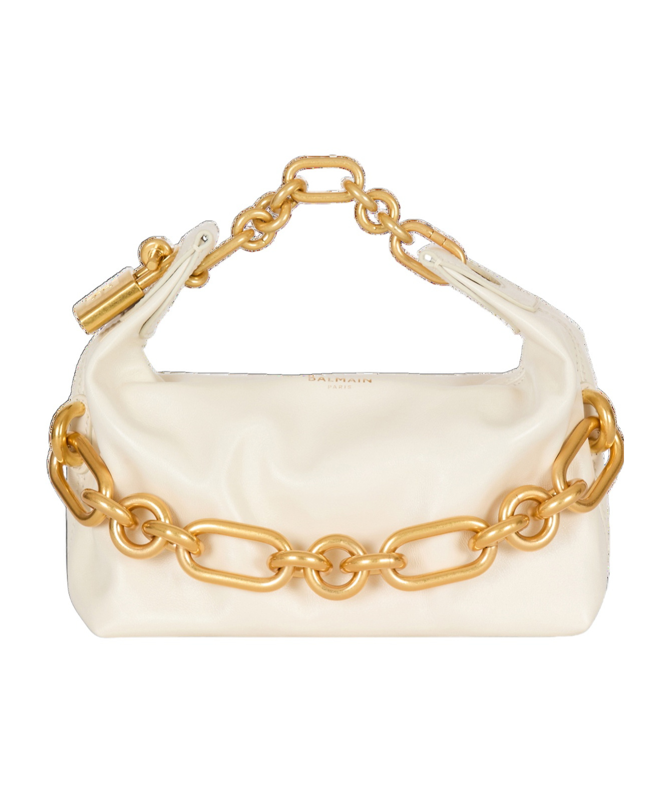 Balmain Mini Leather Sync Shoulder Bag