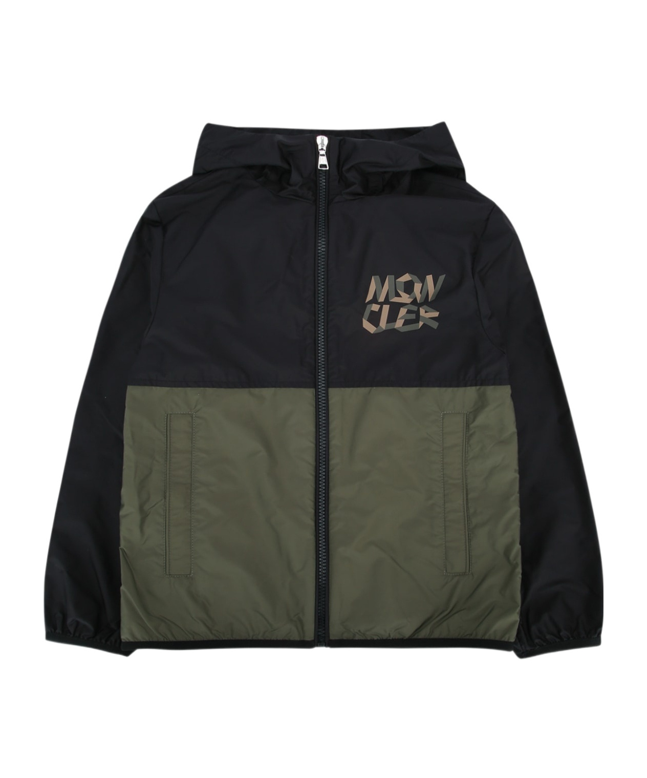 Moncler Long Sleeve Casual Jacket In Black