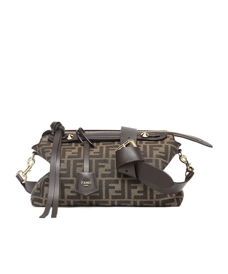 Fendi By The Way Soft Medium Shoulder Bag In Brown