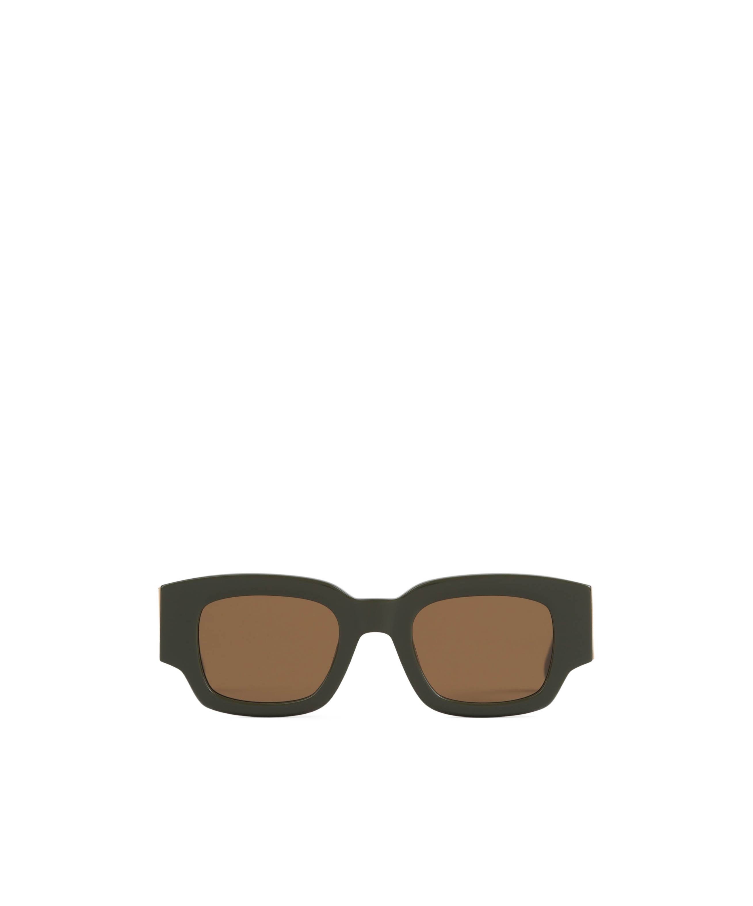 Ami Alexandre Mattiussi Square Sunglasses In Green