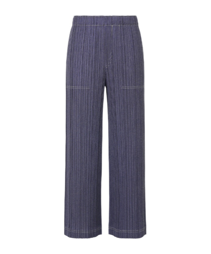 Issey Miyake Pocket-detail Trousers In Blue