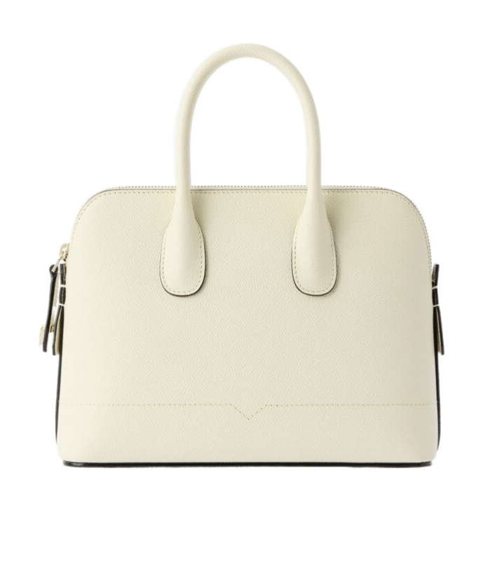 Valextra Top Handle Tote In White