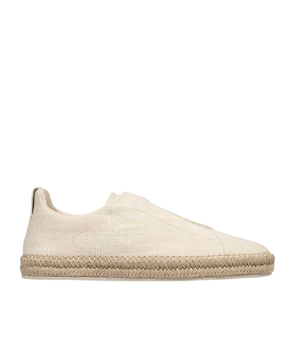 Zegna Triple Stitch Tm Espadrilles Men In Nude