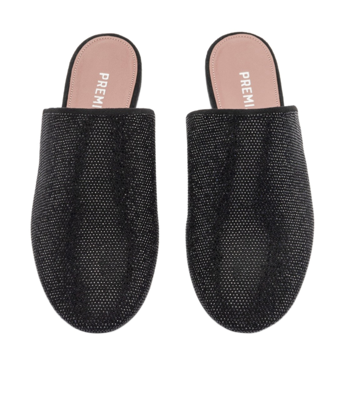 Premiata Rhinestone-embellished Mules In Black