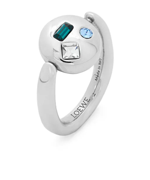 Loewe Anagram Ring In White