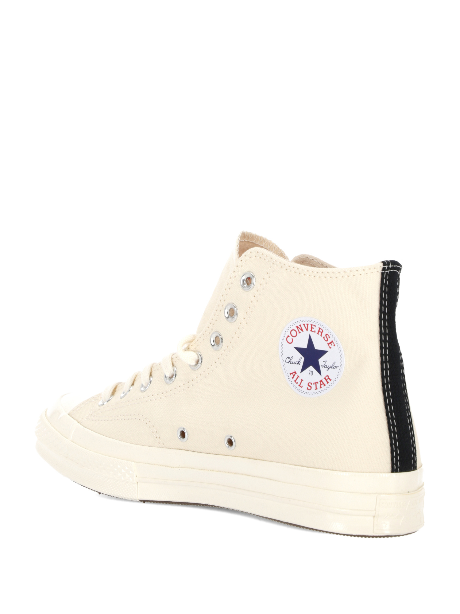 Comme Des Garçons Play Comme Des Garcons Play X Converse Single Heart Chuck 70 Sneakers In Neutral