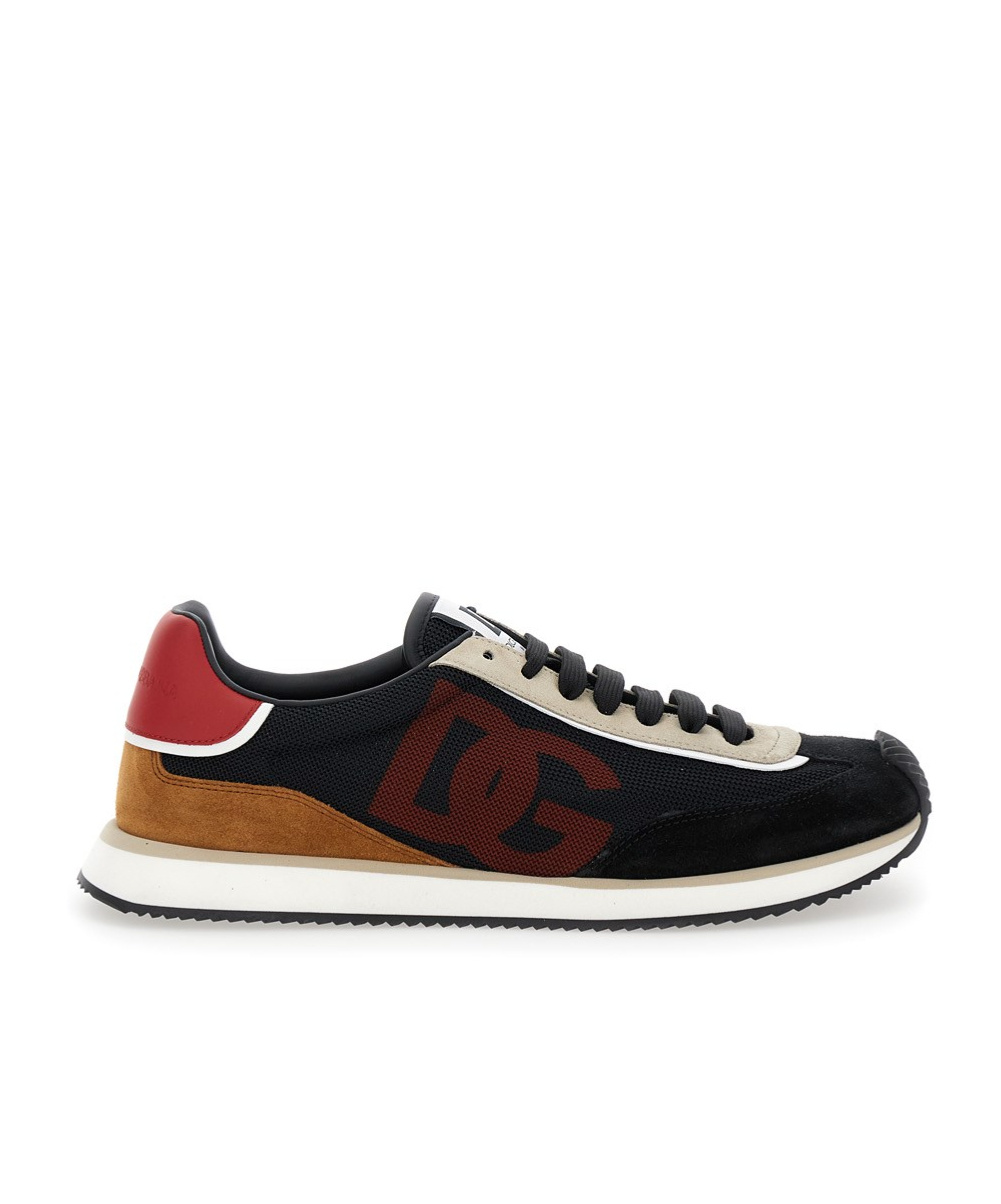 Dolce & Gabbana Dg Cushion Sneaker Sneakers Multicolor In Black