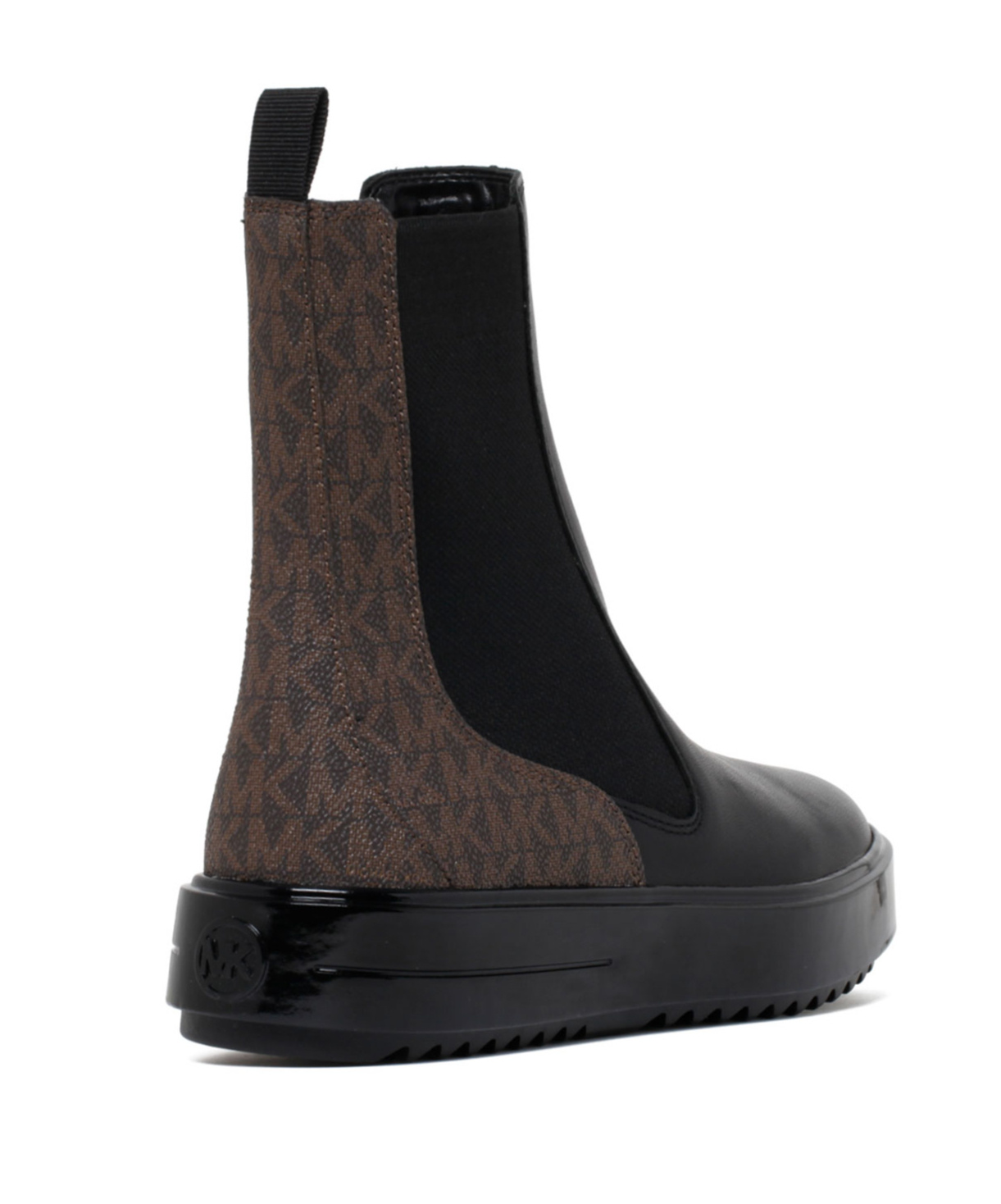 Michael Kors Emmet 40mm Panelled Chelsea Boots In Black
