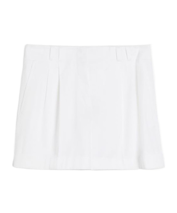 Max Mara Belt-loop Shorts In White