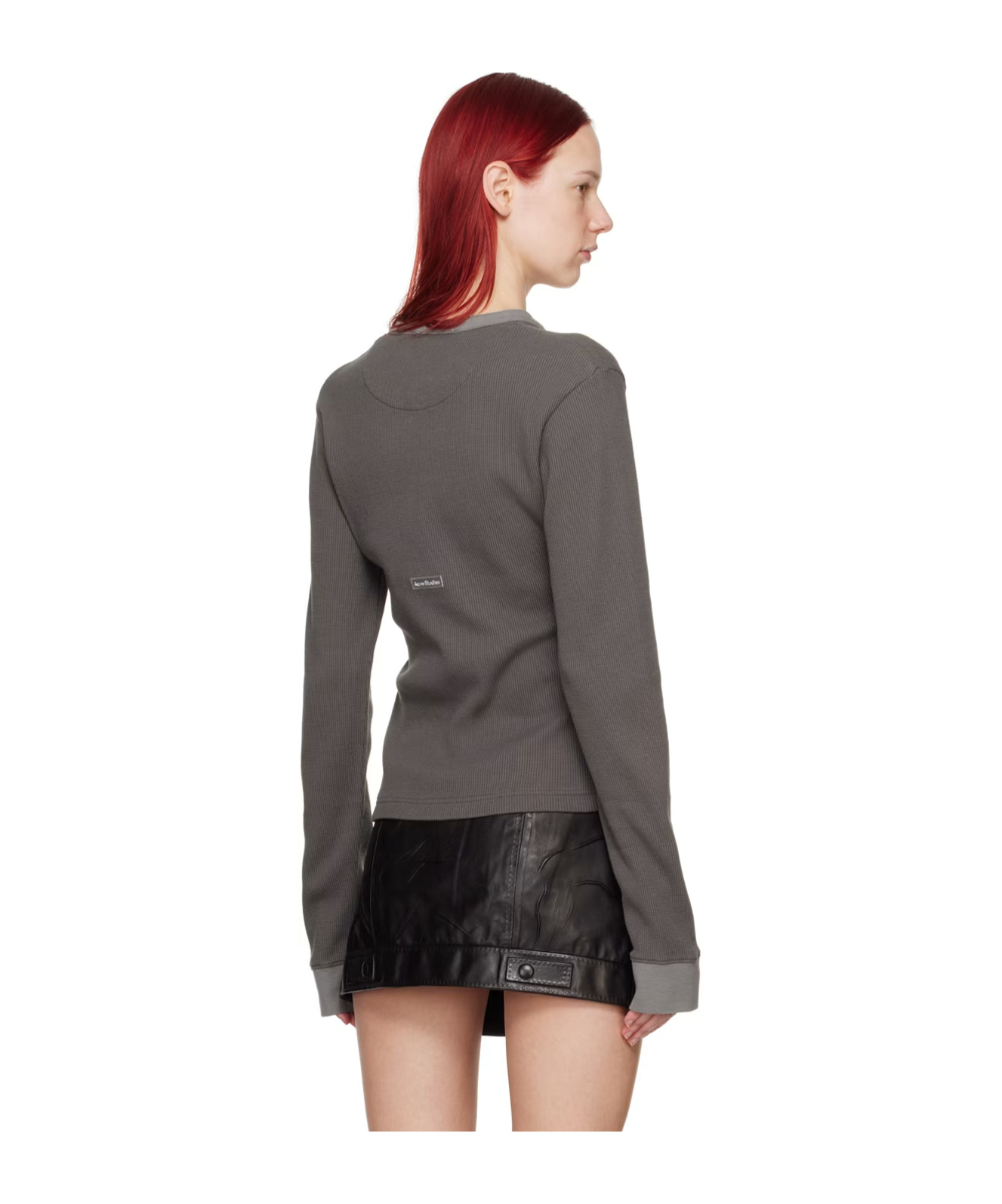 Acne Studios Long-sleeved T-shirt In Black