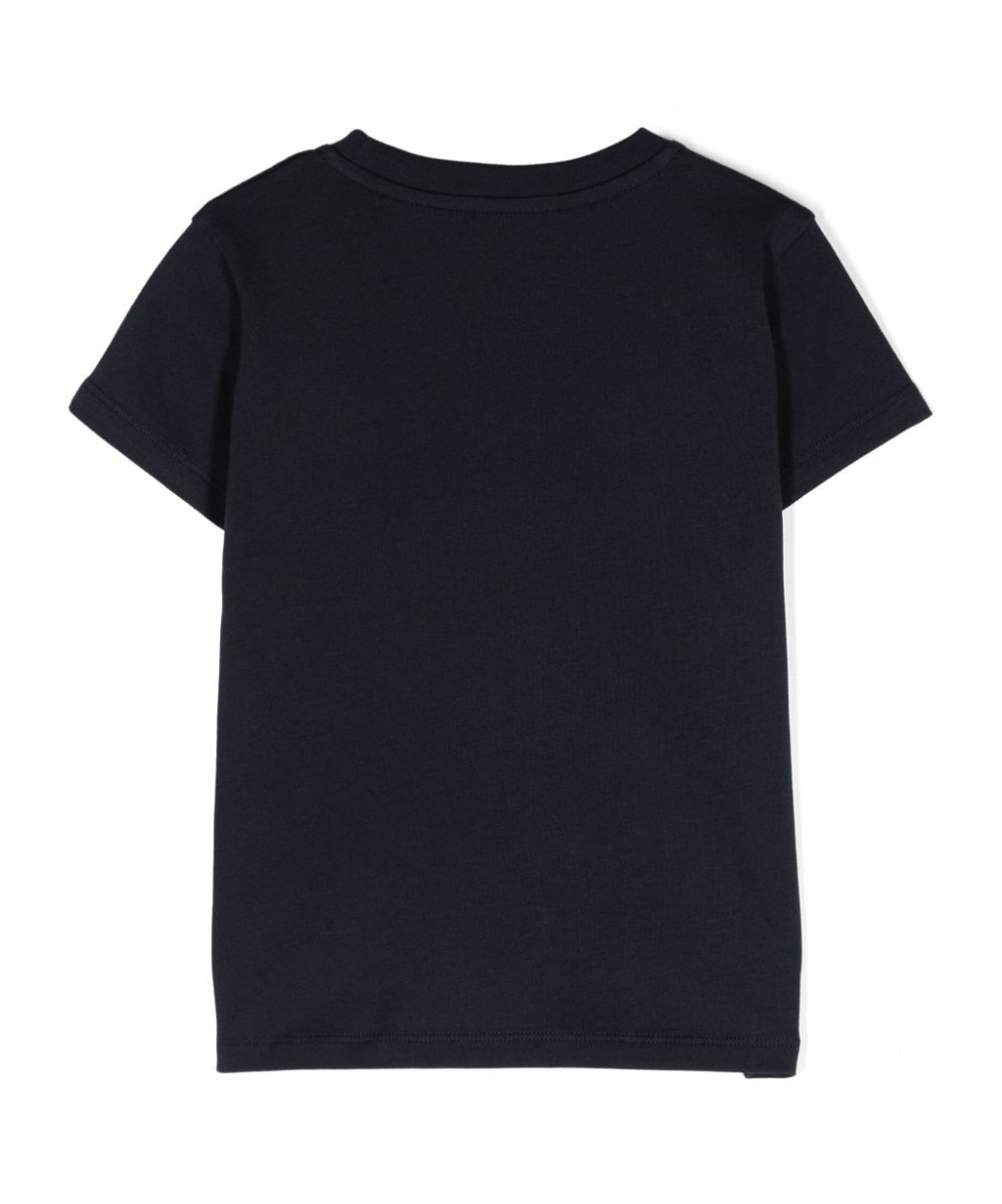Moncler Logo-embroidered Cotton T-shirt In Blue
