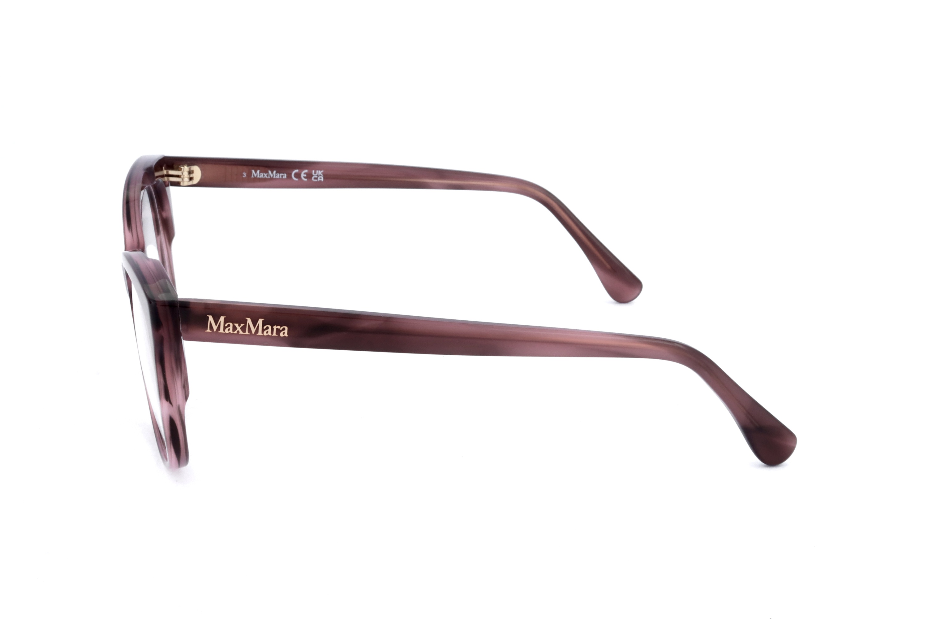 Max Mara Full-frame Plain Mirror In Purple