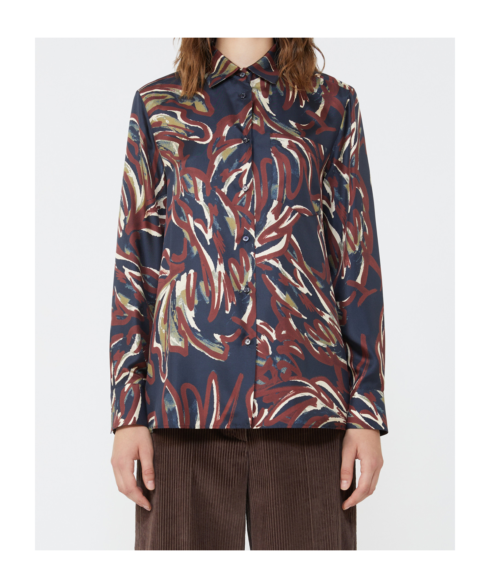 Weekend Max Mara Long-sleeved Shirt In Multi