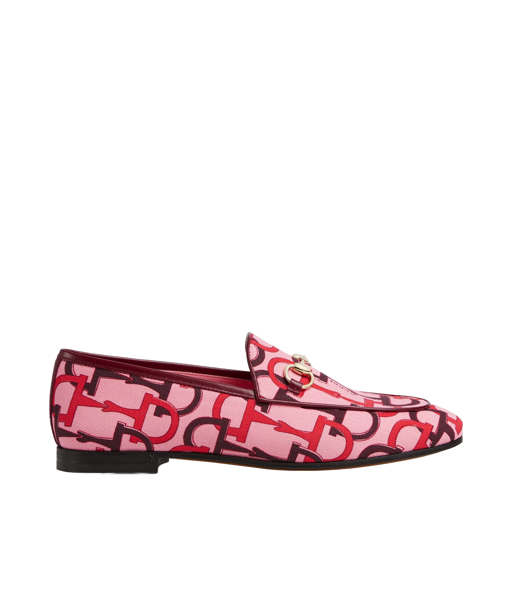 Gucci Jordaan Loafers In Pink