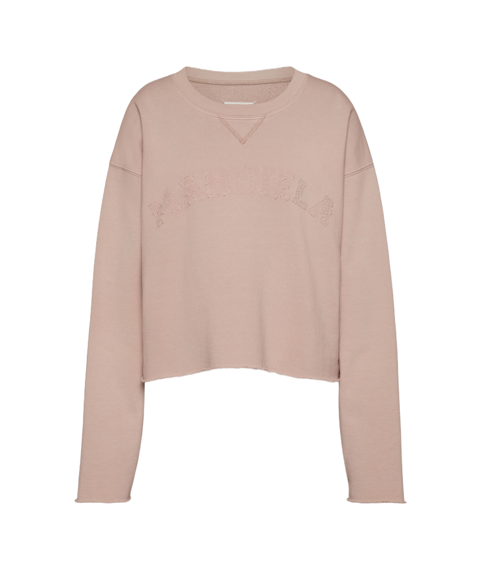 Maison Margiela Firm Fleece Sweatshirt Woman Powder In Neutral