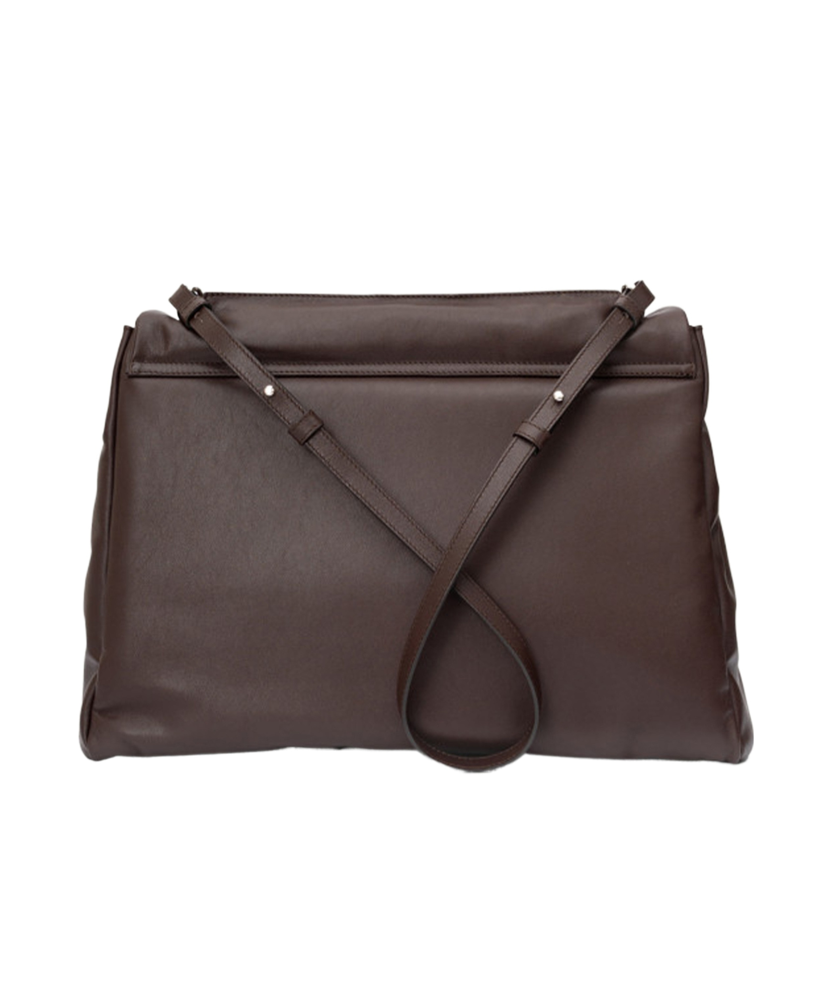 Orciani Flip Shoulder Bag In Black