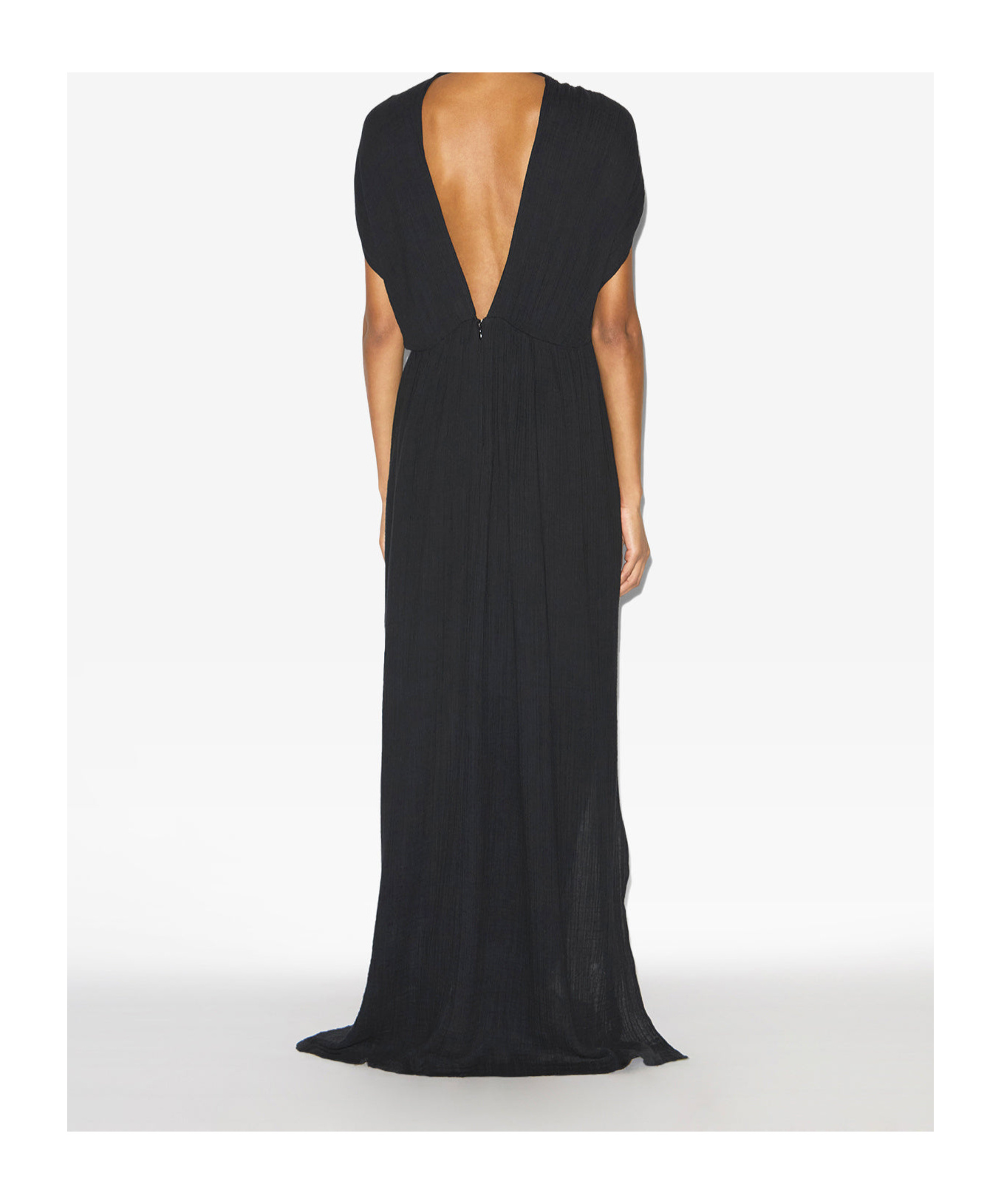 Isabel Marant Women's Joya Cotton Long Dress In Black