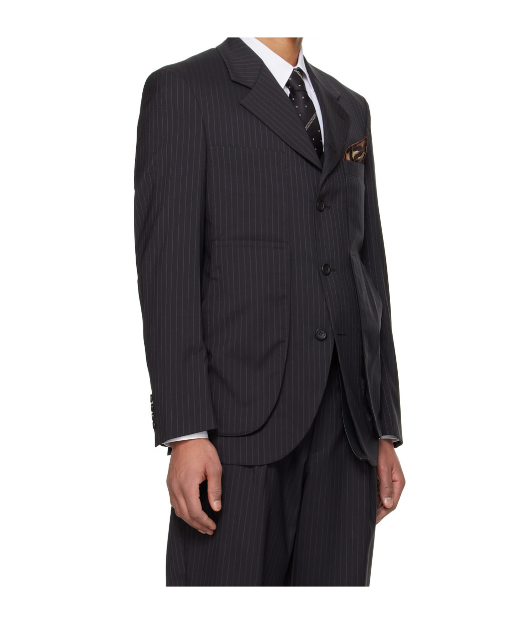 Comme Des Garçons Long-sleeved Suit Jacket