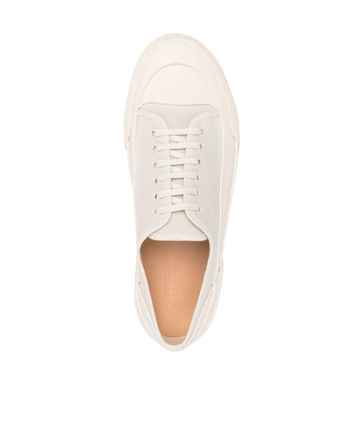 Studio Nicholson Textured-sole Sneakers In Neutral