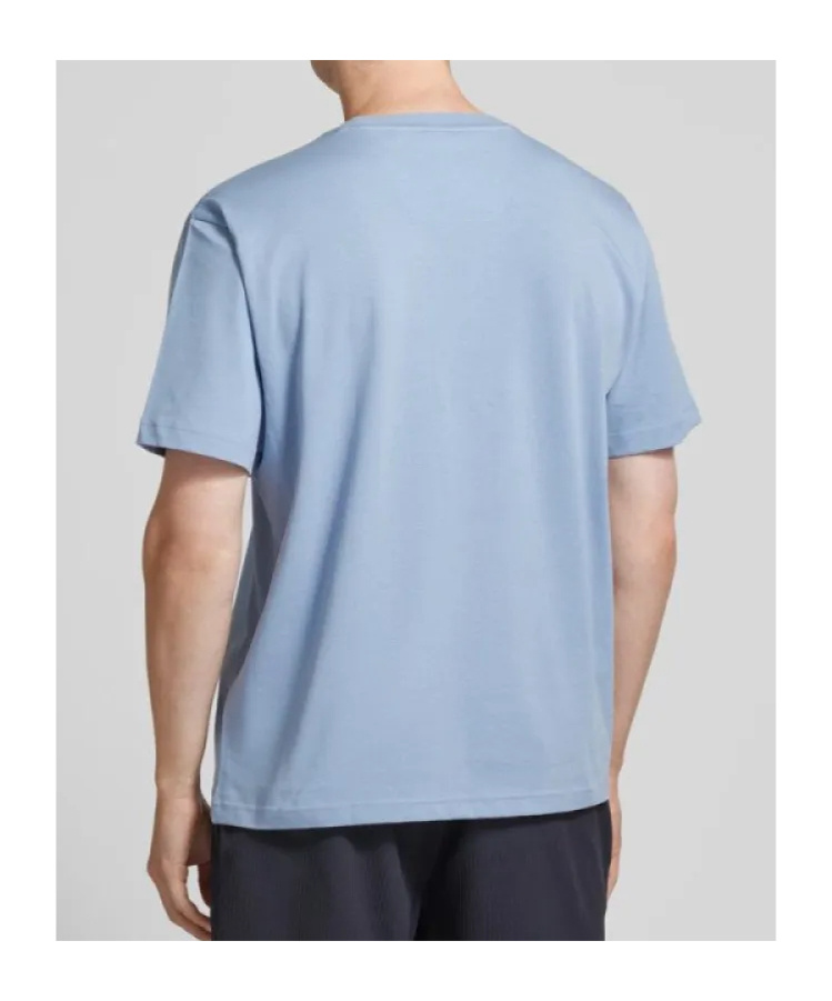 Hugo Boss Logo Pattern T-shirt In Blue
