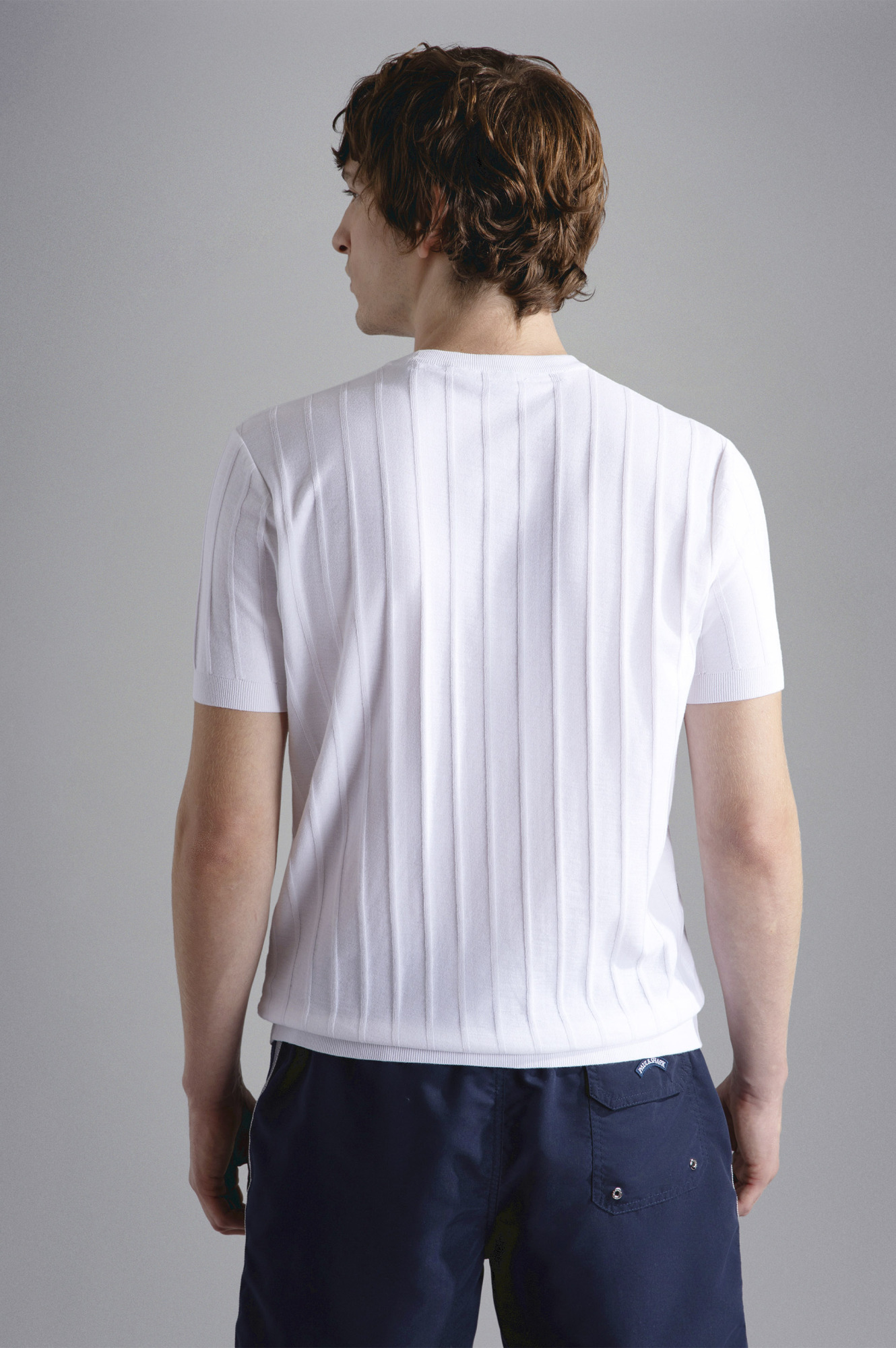 Shop Paul & Shark Paul Shark Crew Neck Tee In White