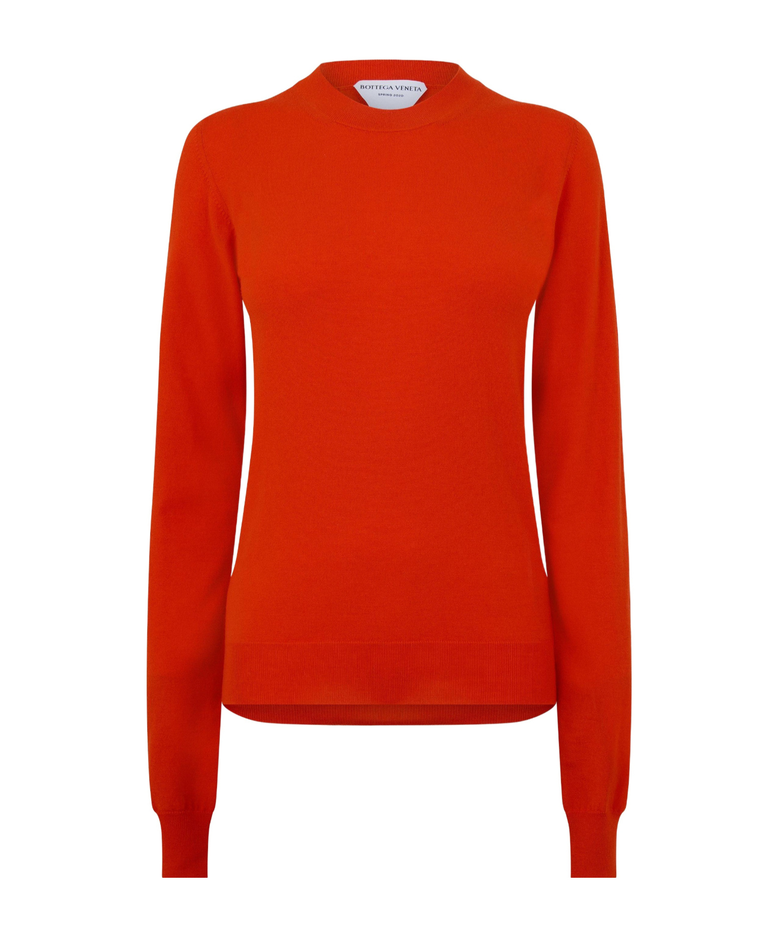 Bottega Veneta Simple Knitted Sweater In Red