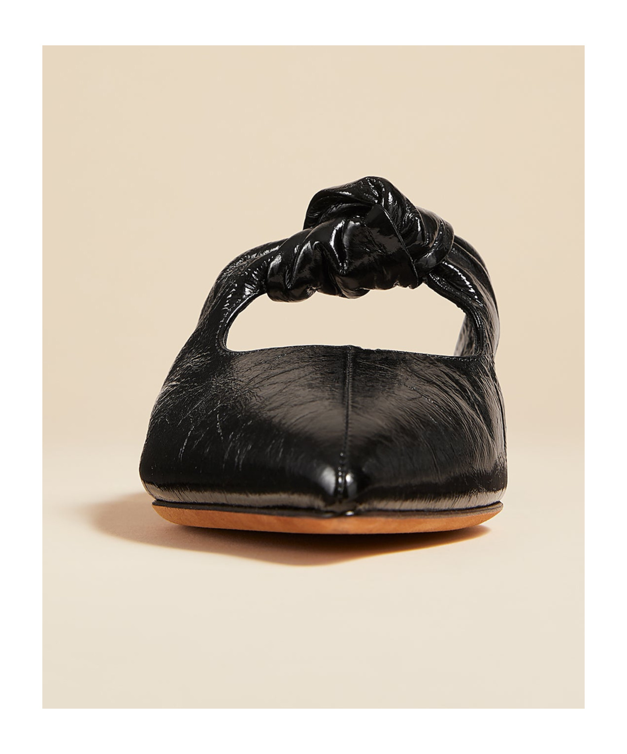 Khaite The Rowan Flat Mules In Black