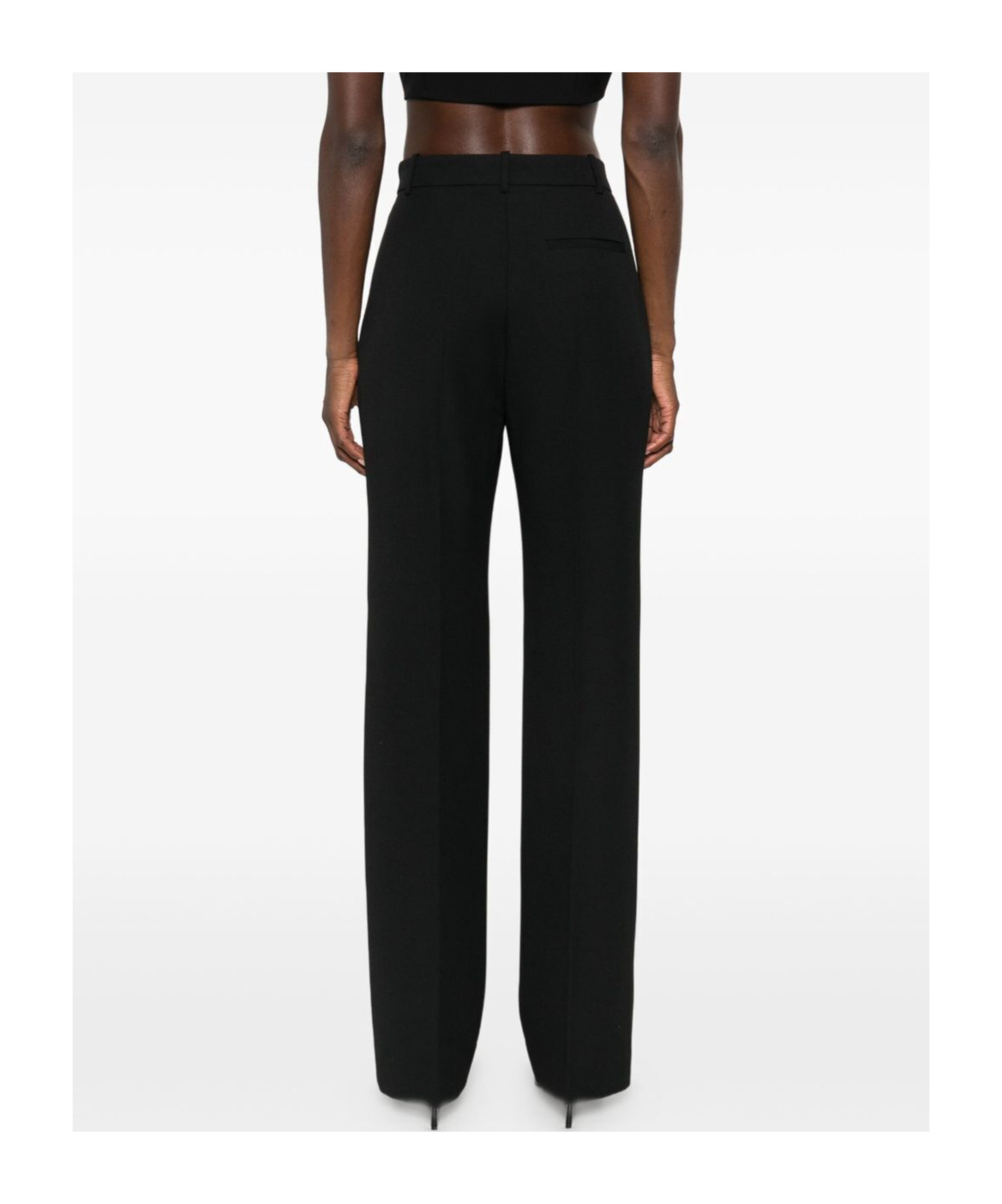 Pinko Belt Loop Trousers In Black