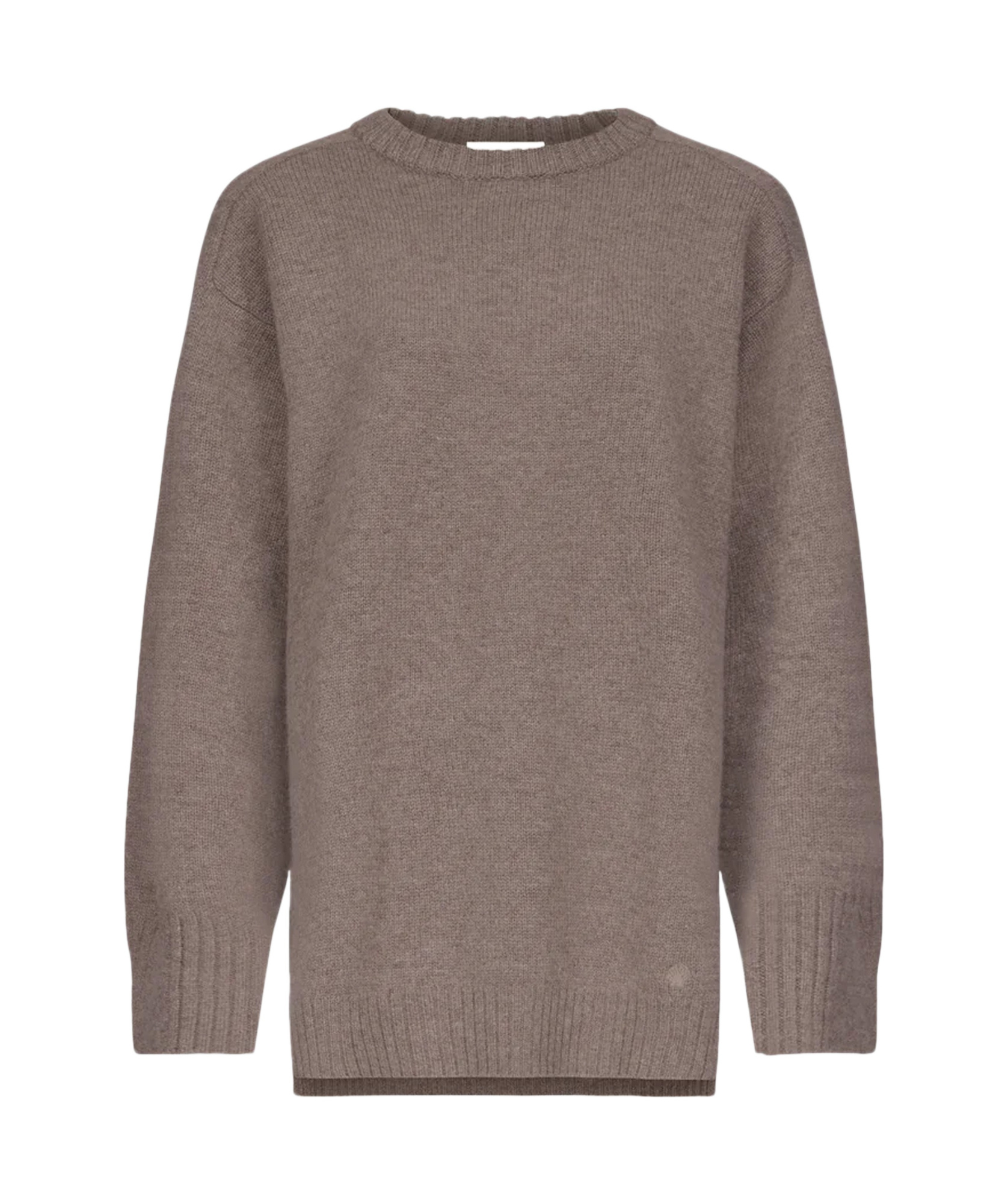 Loulou Studio Crew Neck Sweater In Brown