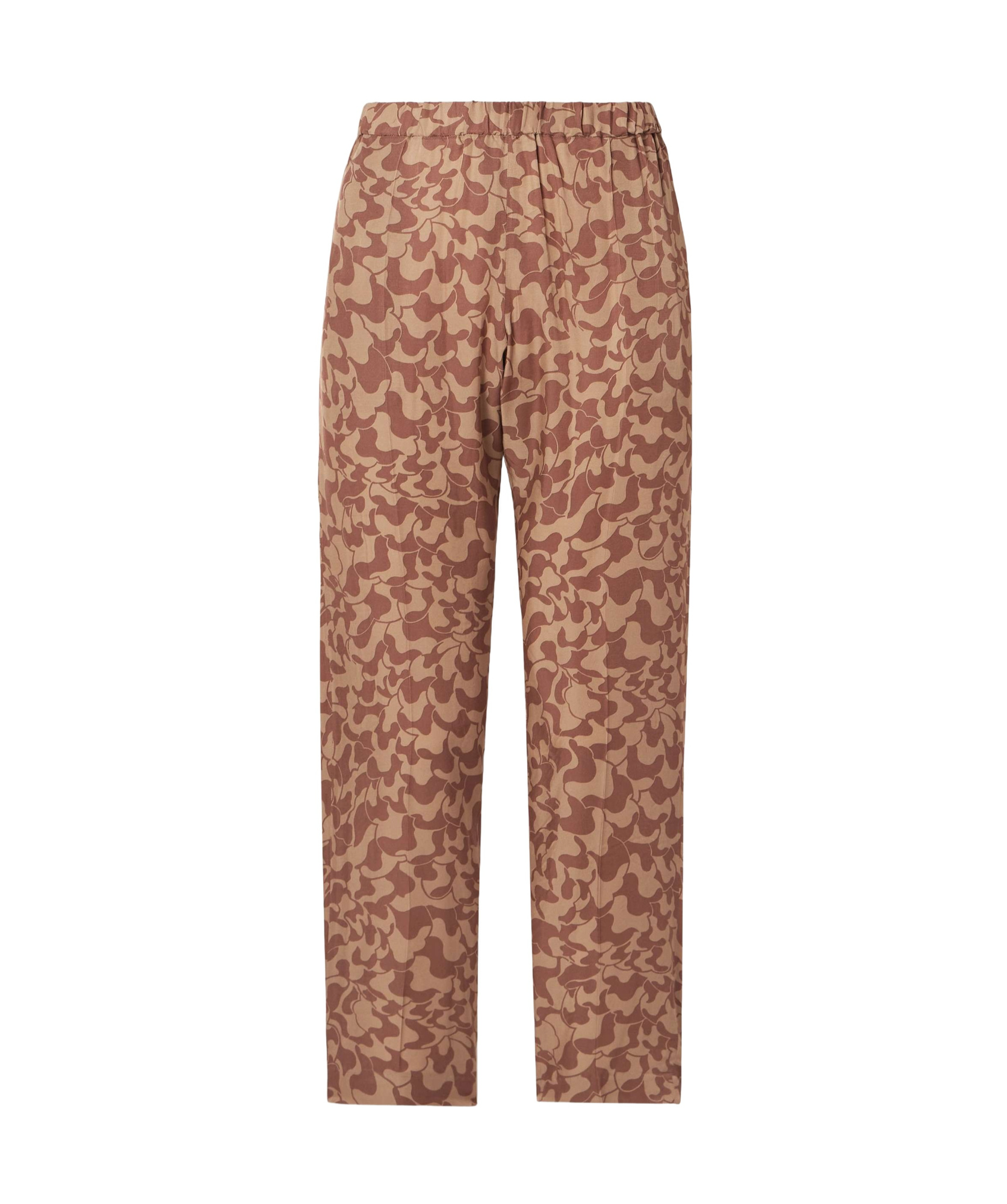 Dries Van Noten Patterned Casual Pants In Brown