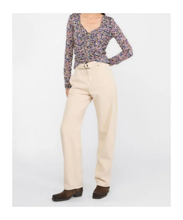 Liu •jo High Waist Casual Pants In Gray