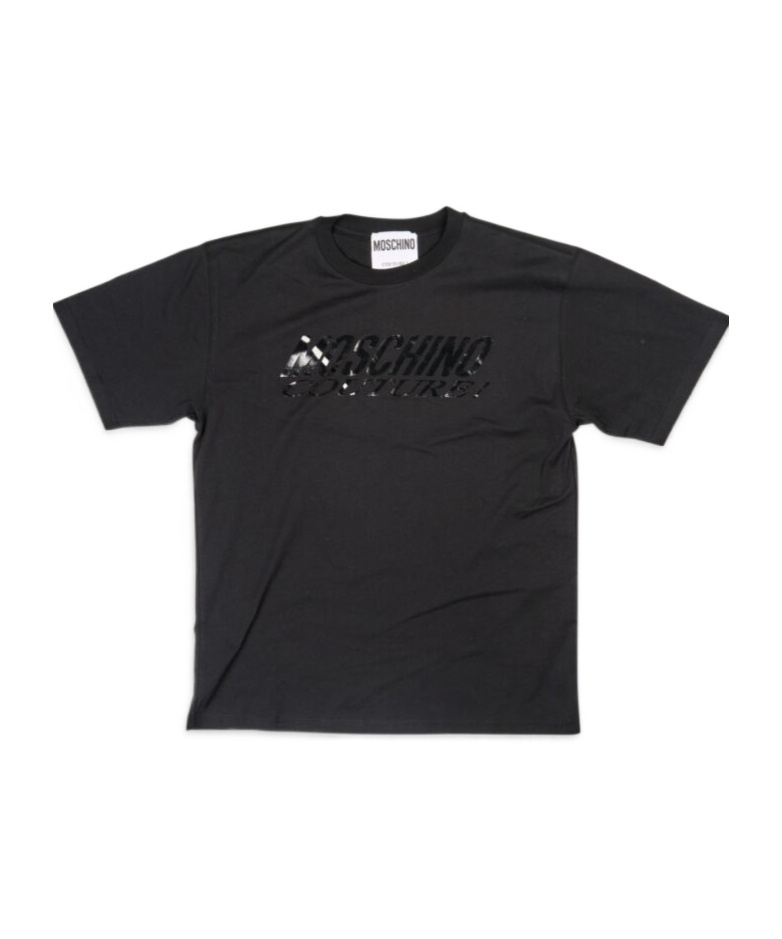 Moschino Short-sleeved T-shirt In Black