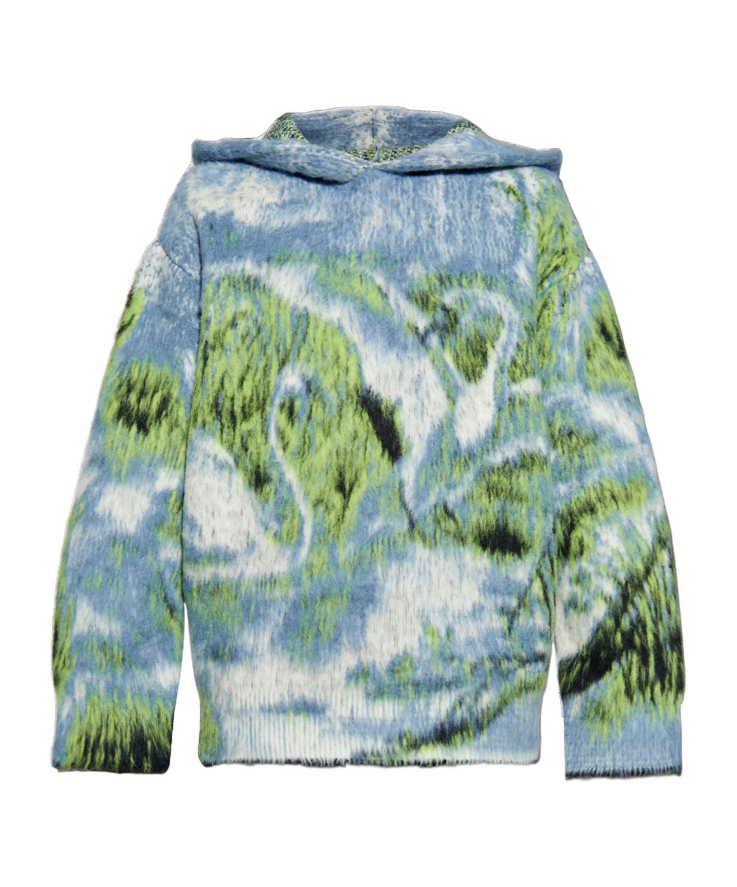 Attico Multicolor Sweater In Green