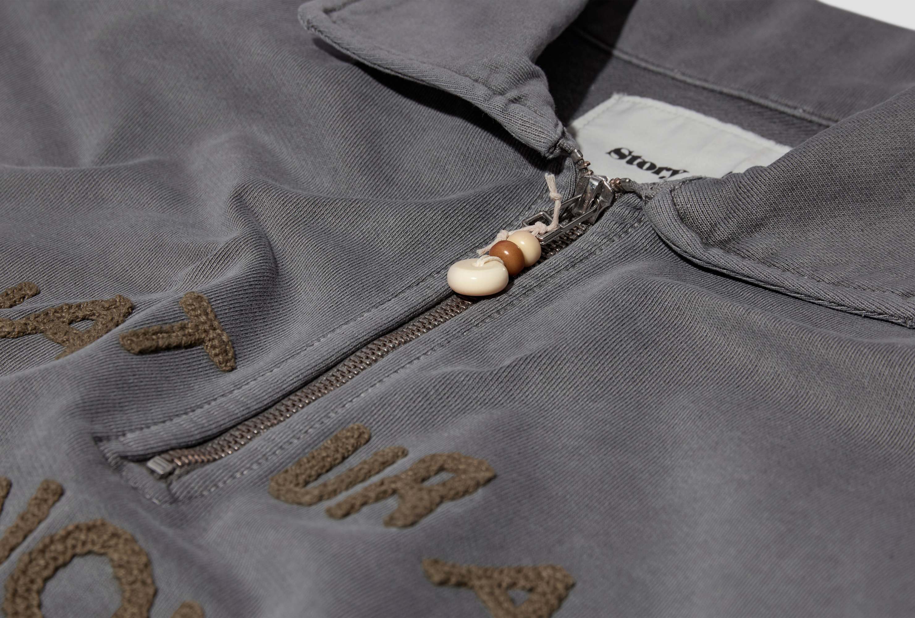 Story Mfg. Long-sleeved Sweatshirt In Gray
