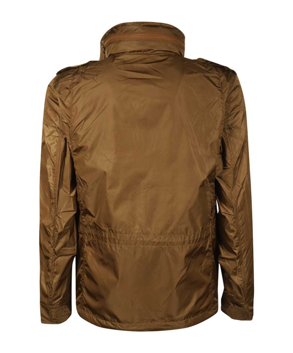 Aspesi Long-sleeved Casual Jacket In Brown