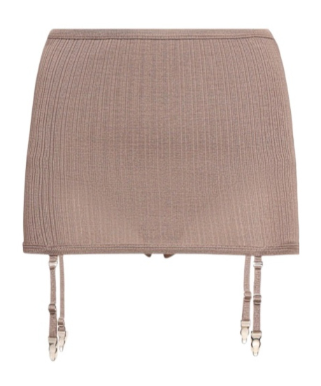 Lemaire Viscose Silk Underwear W/ Suspenders In Neutral