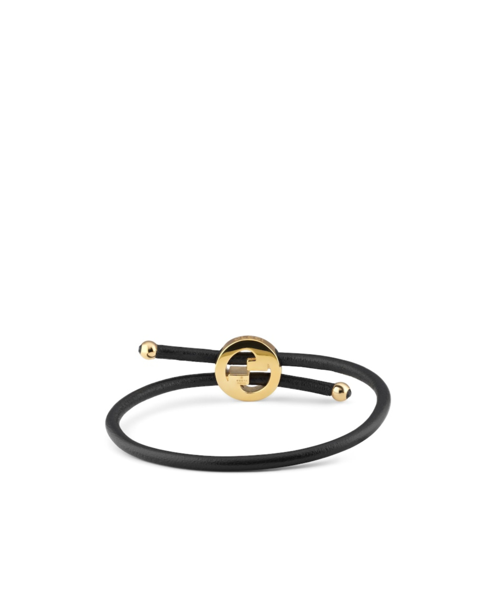 Gucci Bracelet With Enamel Round Interlocking G