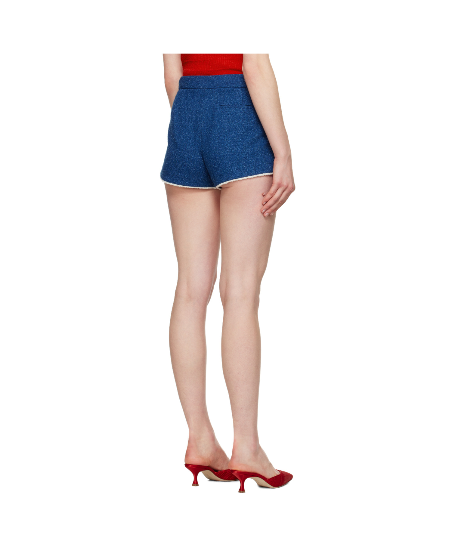 Msgm Striped-edge Mini Shorts