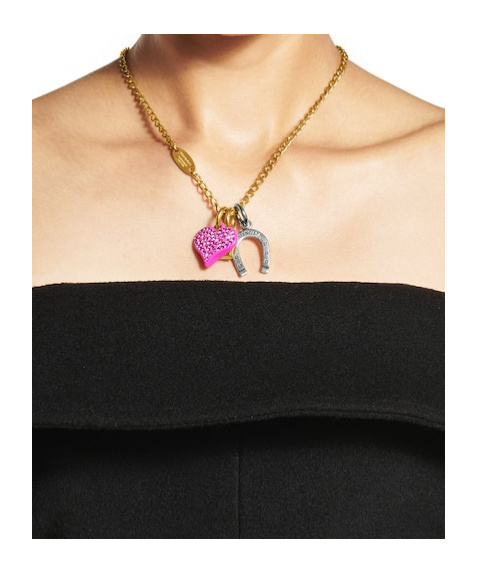 Balenciaga Carousel Horseshoe Collector Necklace In Multicolored In Multi-color