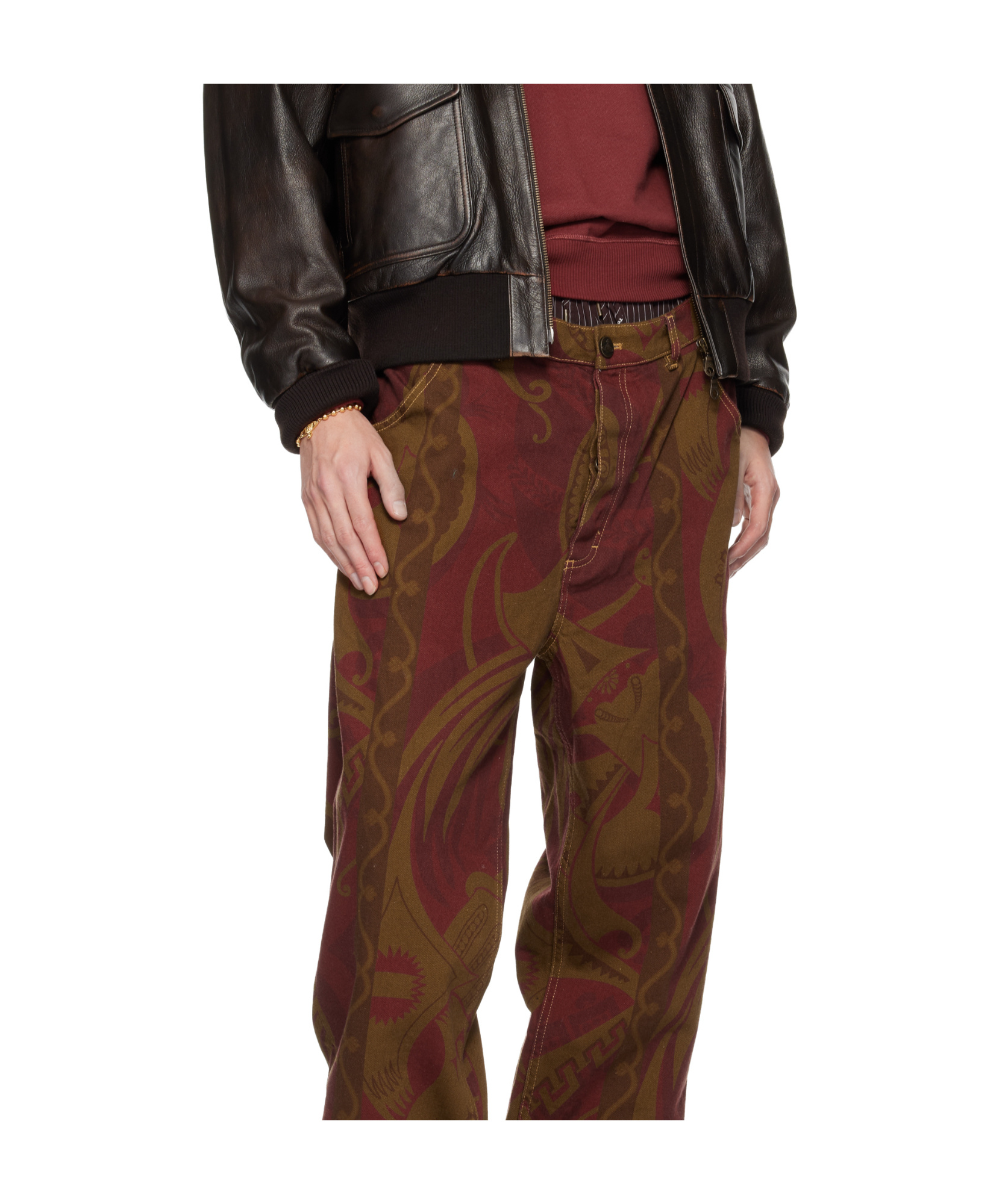 Vivienne Westwood Thames Mini Bas Relief Bracelet In Gold