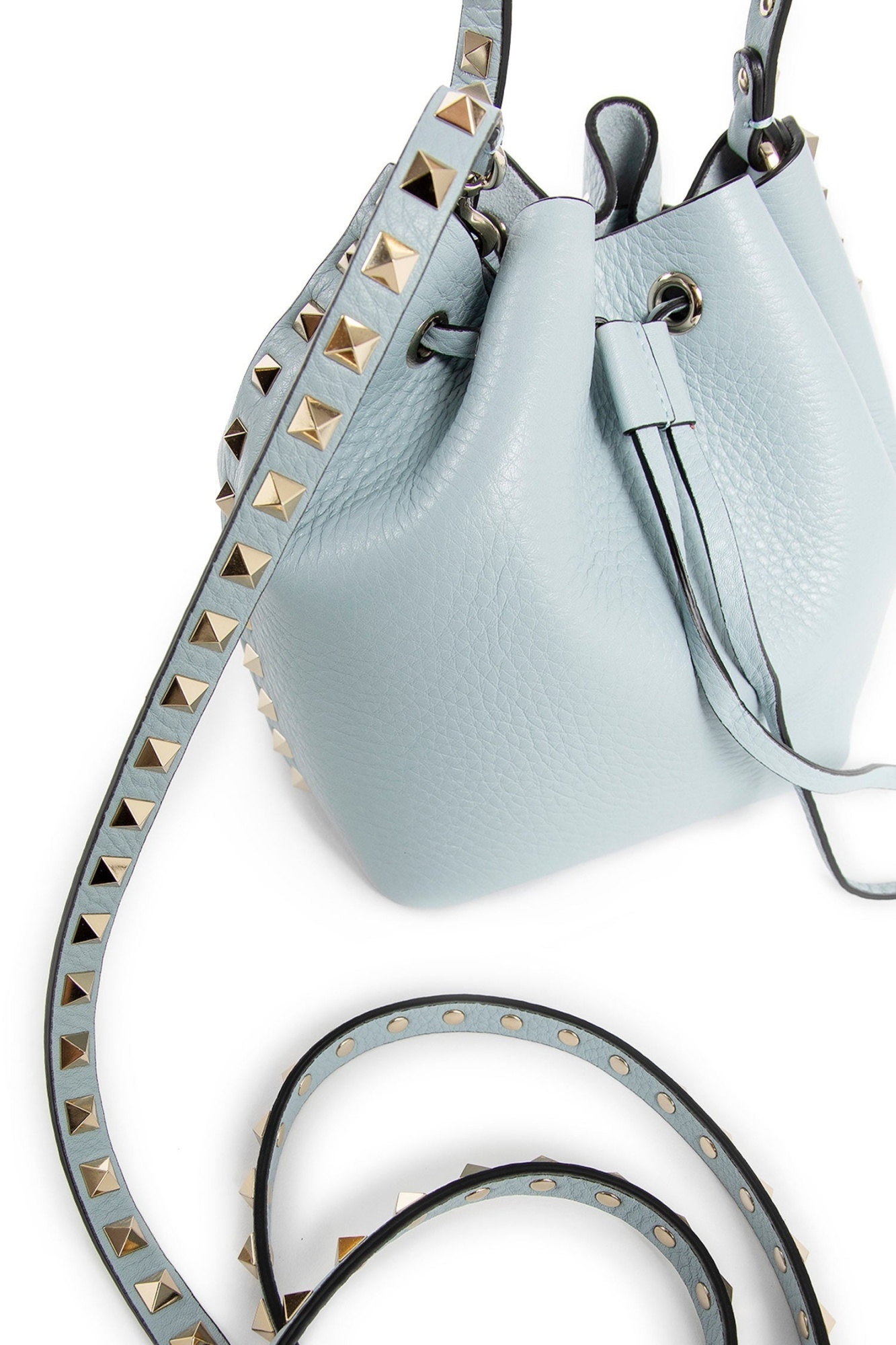 Valentino Drawstring Handbag In Green
