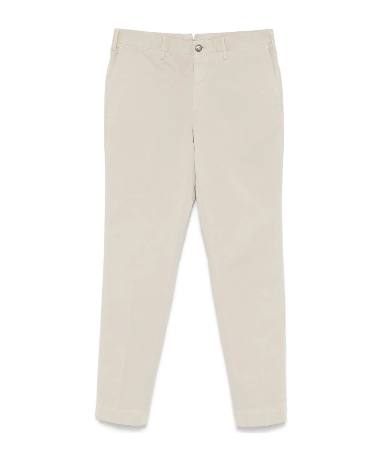 Incotex Tapered Trousers In Beige
